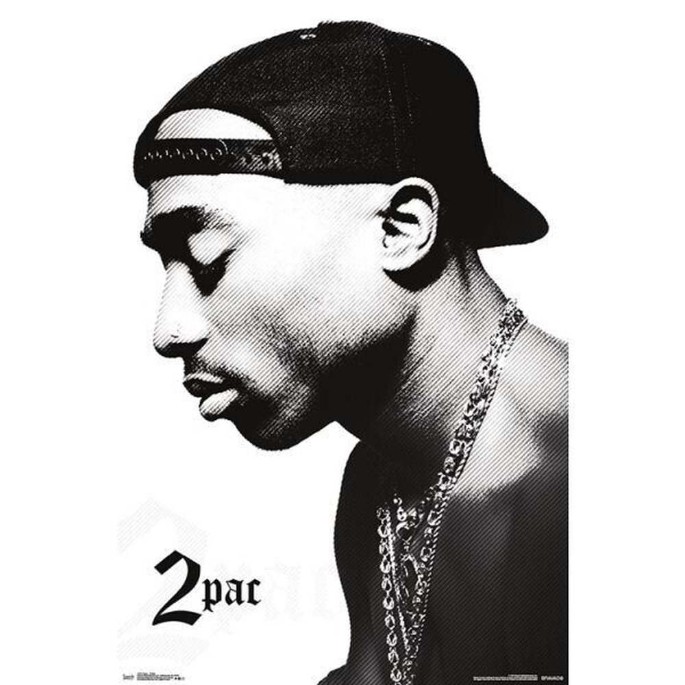 Tupac Shakur Wearing Hat Profile Poster 22.375" x 34" NEW! Home & Garden:Home Décor:Posters & Prints Style Your Walls